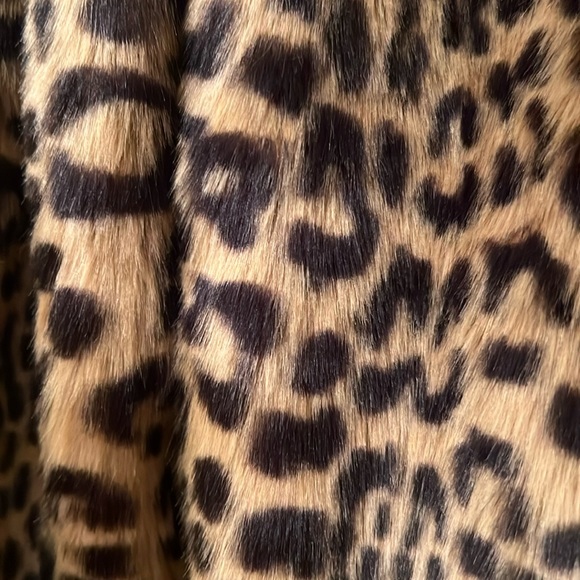 Rebecca Minkoff Teddy Jacket, Leopard Print faux fur - Picture 5 of 6
